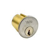 ASSA Abloy Accentra 1109GA626 6 Pin Standard Rim Cylinder with GA Keyway US26D (626) Satin Chrome Finish