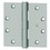 Hager 1191432D 4" x 4" Full Mortise Five Knuckle Standard Weight Plain Bearing Hinge Satin Stainless Steel Finish, Price/each