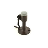Trimco 1207613 Base Stop and Holder with Combo Pack Dark Bronze Powder Coat Finish