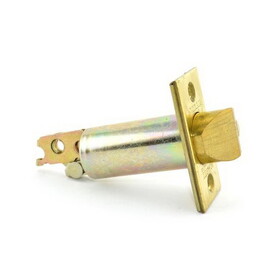 Schlage Commercial 12103605 B250 Series Square Corner Dead Latch with 2-3/4" Backset Bright Brass Finish