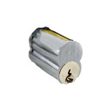 ASSA Abloy Accentra 1210E1R626 Large Format IC 6 Pin Cylinder with E1R Para Keyway US26D (626) Satin Chrome Finish