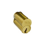 ASSA Abloy Accentra 1210GA606 Large Format IC 6 Pin Cylinder with GA Keyway US4 (606) Satin Brass Finish