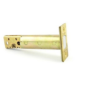 Schlage Commercial 12632605 B600 Series Square Corner Deadbolt with 3-3/4" Backset and 1-1/8" Face Bright Brass Finish