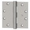 Hager 1279312P 3-1/2" x 3-1/2" Full Mortise Five Knuckle Plain Bearing Standard Weight Hinge Prime Coat Finish, Price/each