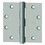 Hager 1279412P 4-1/2" x 4-1/2" Full Mortise Five Knuckle Plain Bearing Standard Weight Hinge Prime Coat Finish, Price/each