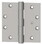 Hager 12794P 4" x 4" Full Mortise Five Knuckle Plain Bearing Standard Weight Hinge Prime Coat Finish, Price/each
