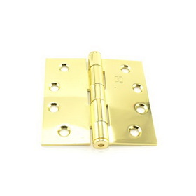 Hager 4" x 4" Full Mortise Five Knuckle Plain Bearing Standard Weight Hinge