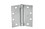 McKinney 1502426D 4" x 4" Square Corner Steel Single Acting Standard Weight Full Mortise Spring Hinge # 155907 Satin Chrome Finish, Price/each