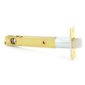 Schlage Commercial 16132605 S Series Square Corner Dead Latch with 5" Backset and 1-1/8" Face Bright Brass Finish