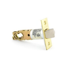 Schlage Commercial 16203605 S Series Square Corner Adjustable Dead Latch Bright Brass Finish