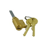 ASSA Abloy Accentra 1802GC606 6 Pin Single Section GC Keyway Cylinder for Key in Levers (AU5400LN) US4 (606) Satin Brass Finish