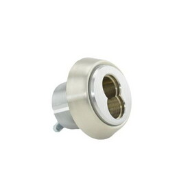 Best 1E74C181RP3626 7 Pin Standard Mortise Cylinder Housing Adams Rite Cam with Ring Satin Chrome Finish