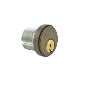 Schlage Commercial 20001C613118 1-1/8" Conventional Mortise Cylinder C Keyway with Compression Ring and Spring with Straight Cam Oil Rubbed Bronze Finish