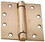 Best Hinges 2060R4123 4-1/2" x 4-1/2" Spring Hinge # 420940 Bright Brass Finish, Price/EA