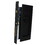 Emtek 2113US19138 Modern Rectangular Keyed Pocket Door Mortise Lock for 1-3/8" Door Flat Black Finish, Price/EA