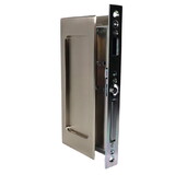 Emtek 2114US15134 Modern Rectangular Passage Pocket Door Mortise Lock for 1-3/4