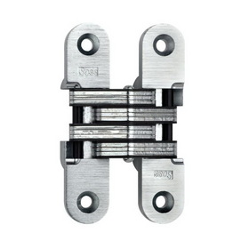 Soss 1" x 4-5/8" Heavy Duty Invisible Spring Hinge for 1-3/8" Doors