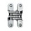 Soss 216US19 1" x 4-5/8" Medium Duty Invisible Hinge for 1-3/8" Doors Black Finish, Price/each