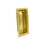 Ives Commercial 227B4 Solid Brass Large Rectangular Flush Pull Satin Brass Finish, Price/EA