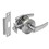 Sargent 2810G04LL26D Storeroom / Closet Lever Lock Grade 1 with L Lever and L Rose with LA Keyway and ASA Strike Satin Chrome Finish, Price/each