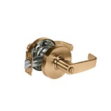 Sargent 2810G05LL10 Entry Office Lever Lock Grade 1 with L Lever and L Rose with LA Keyway and ASA Strike Satin Bronze Finish
