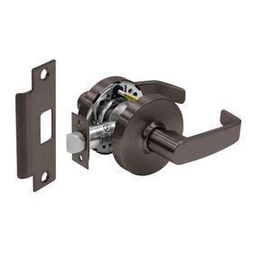 Sargent 2810U15LL10B Passage Lever Lock Grade 1 with L Lever and L Rose with ASA Strike Oil Rubbed Bronze Finish