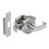 Sargent 2810U15LB26D Passage Lever Lock Grade 1 with B Lever and L Rose with ASA Strike Satin Chrome Finish, Price/each