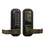 Lockey 2835AB Mechanical Keyless Lever Lock with Passage Function and Single Combination Antique Brass Finish, Price/EA