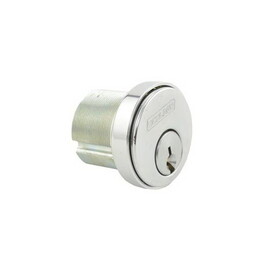 Schlage Commercial 30001C625114 1-1/4" Mortise Cylinder C Keyway with Compression Ring and Spring and L Cam Bright Chrome Finish