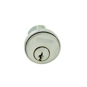 Schlage Commercial 30002C626114LH Left Hand 1-1/4" Hotel Mortise Cylinder C Keyway with Compression Ring and Spring and L Cam Satin Chrome Finish