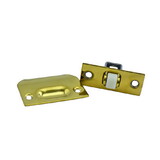Ives Commercial 335B3 Solid Brass Adjustable Roller Catch with Full Lip Strike Bright Brass Finish