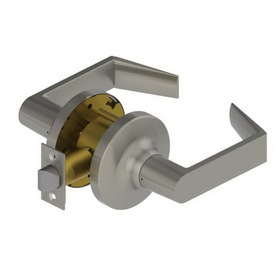 Hager Withnell Lever Passage Cylindrical Lock Satin Chrome Finish