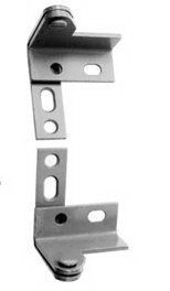 Best Hinges 34226D Wardrobe Pivot for Overlay Doors # 350219 Satin Chrome Finish