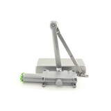 LCN 4011HALLH Left Hand Size 1 Surface Mounted Pull Side Smoothee Heavy Duty Hold Open Door Closer with TBSRT Thru Bolts 689 Aluminum Finish