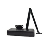 LCN 4040XPRWPAGLBLK Parallel Arm Super Smoothee Heavy Duty Adjustable 1-6 Surface Mounted Regular Door Closer with TBSRT Thru Bolts 693 Black Finish