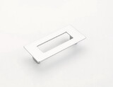 Schaub 444-26 96mm Center to Center Rectangular Finestrino Cabinet Pull Polished Chrome Finish