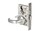 Best 45H0L14H626RH Mortise Lock Privacy 14 Lever with H Rose Right Hand Satin Chrome Finish, Price/EA