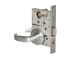 Best 45H7A14H626RH Mortise Lock Office 14 Lever with H Rose Right Hand with 7 Pin Housing Less Core Satin Chrome Finish