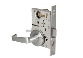 Best 45H7A15H626RH Mortise Lock Office 15 Lever with H Rose Right Hand with 7 Pin Housing Less Core Satin Chrome Finish