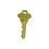 Schlage Commercial 48101ICA Cut Change Key for Existing Job Temporary Core # 439383, Price/EA