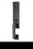 Emtek 4818ROUUS19 Round Knob 2-3/8" and 2-3/4" Backset Single Cylinder Davos Tubular Handleset Flat Black Finish, Price/EA