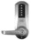 Kaba Simplex 5021BWL26D Mechanical Pushbutton Cylindrical Lock with 2-3/4" Backset; Best Prep and Winston Lever Satin Chrome Finish, Price/each