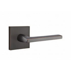 Emtek Helios Lever Passage with Square Rose for 1-1/4" to 2" Door