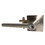 Emtek 5122HLOUS15LH.RLS Helios Lever Left Hand 2-3/8" and 2-3/4" Backset with Radius Latch Strike Keyed Entry with Square Rose for 1-3/8" to 2-1/16" Door Satin Nickel Finish, Price/EA