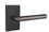 Emtek 5212STUUS10BRH Stuttgart Lever Right Hand 2-3/8" Backset Privacy with Modern Rectangular Rose for 1-1/4" to 2" Door Oil Rubbed Bronze Finish, Price/EA