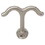 Ives Commercial 580A92 Aluminum Ceiling Hook Aluminum Finish, Price/each