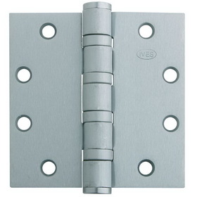 Ives Commercial 5BB1412646 4-1/2" x 4-1/2" Five Knuckle Ball Bearing Standard Weight Hinge Satin Nickel Finish