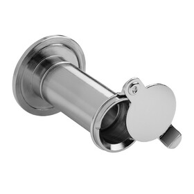 Rockwood 626CRM UL Listed 190 Degree Door Viewer with Cover for 1-3/8" to 2-1/8" Doors Bright Chrome Finish