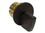 Ilco 716110B 1" Turn Knob Mortise Cylinder with Adams Rite Cam Oil Rubbed Bronze Finish, Price/each