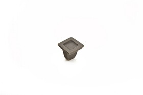 Schaub 810-BB 1-1/4" Diameter Square Vinci Concave Cabinet Knob Black Bronze Finish